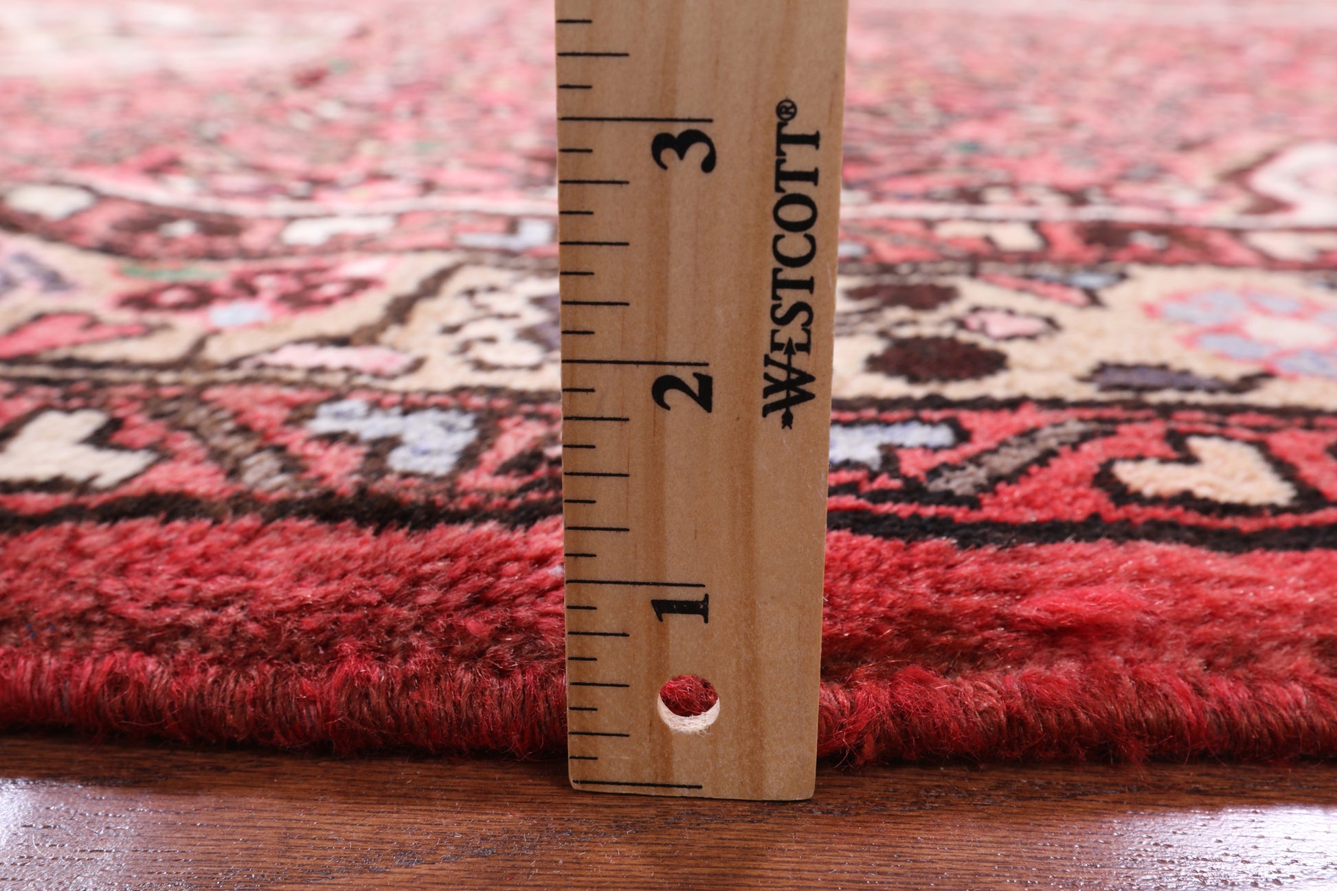 Red New Authentic Persian Hamadan Rug - 5' 1" X 10' 3" - Golden Nile