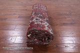 Red New Persian Hamadan Handmade Area Rug - 5' 6" X 10' 4" - Golden Nile