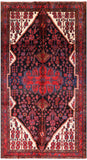 Black New Persian Nahavand Hand Knotted Area Rug - 5' 8" X 10' 2" - Golden Nile