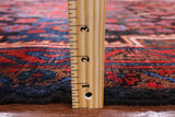 Black New Persian Nahavand Hand Knotted Area Rug - 5' 8" X 10' 2" - Golden Nile