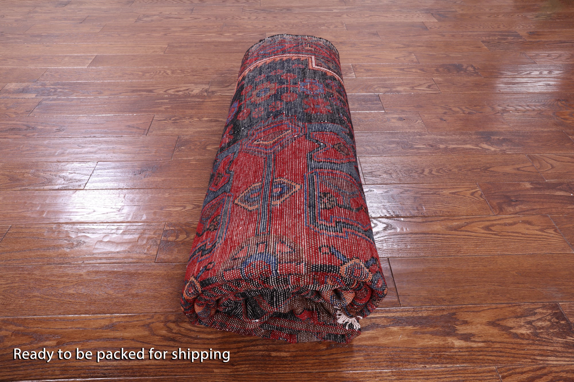 Black New Persian Nahavand Hand Knotted Area Rug - 5' 8" X 10' 2" - Golden Nile