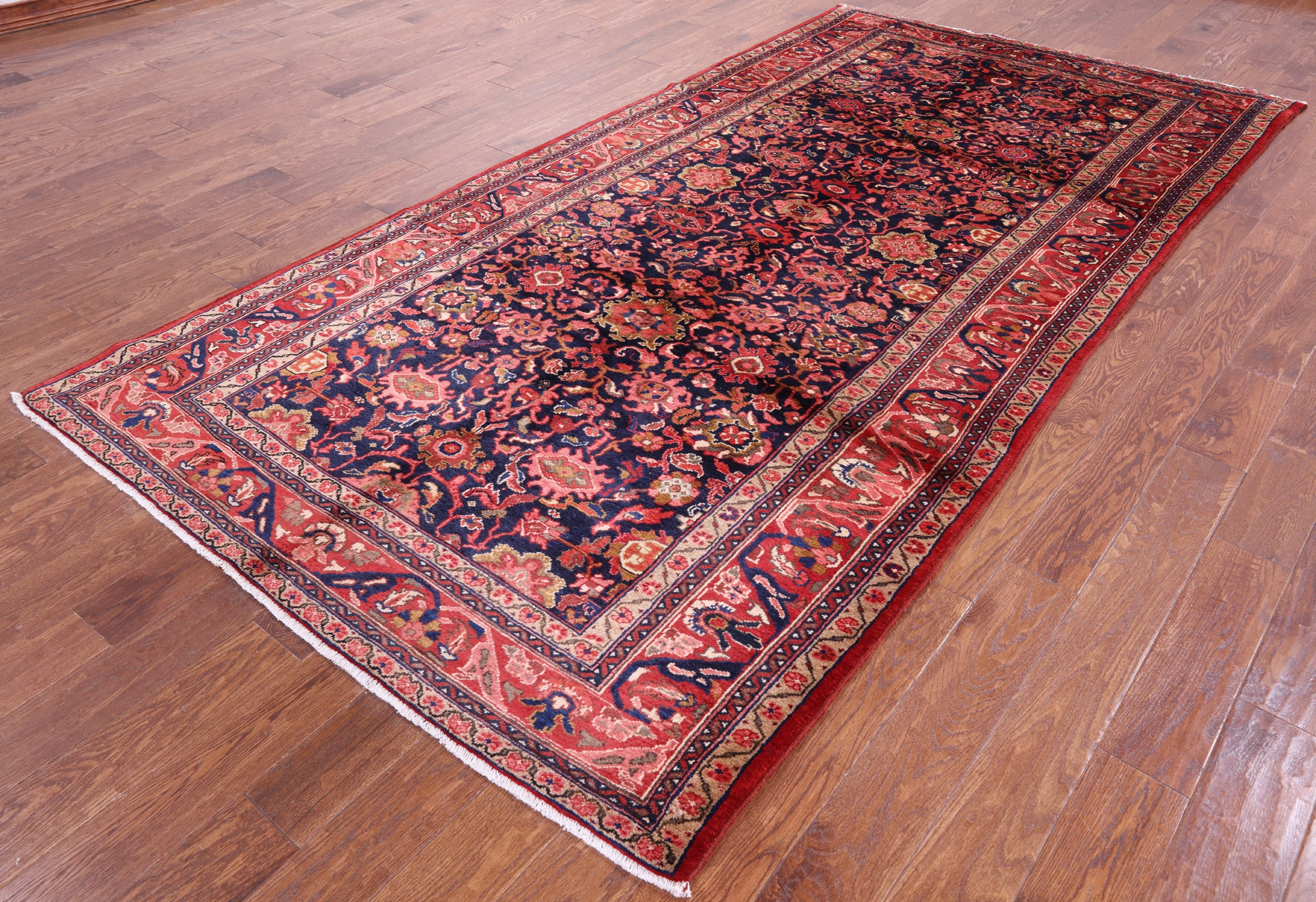 Handmade New Authentic Persian Mahal Rug - 5' 6" X 10' 8" - Golden Nile