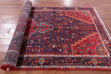 New Hand Knotted Persian Hamadan Wool Rug - 5' 2" X 10' 4" - Golden Nile