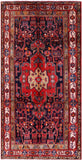 Black New Authentic Persian Nahavand Area Rug - 5' 4" X 10' 7" - Golden Nile
