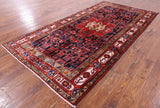 Black New Authentic Persian Nahavand Area Rug - 5' 4" X 10' 7" - Golden Nile