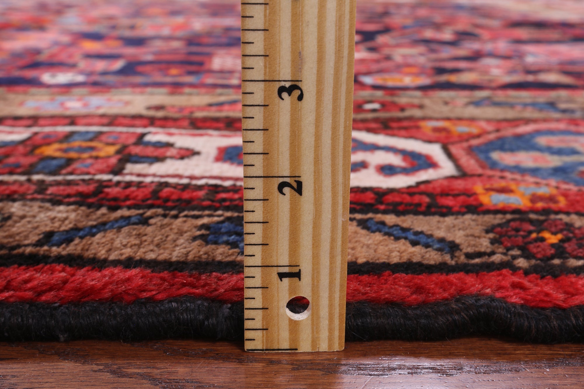 Black New Authentic Persian Nahavand Area Rug - 5' 4" X 10' 7" - Golden Nile