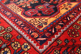 Black New Persian Nahavand Area Rug - 5' 8" X 11' 7" - Golden Nile