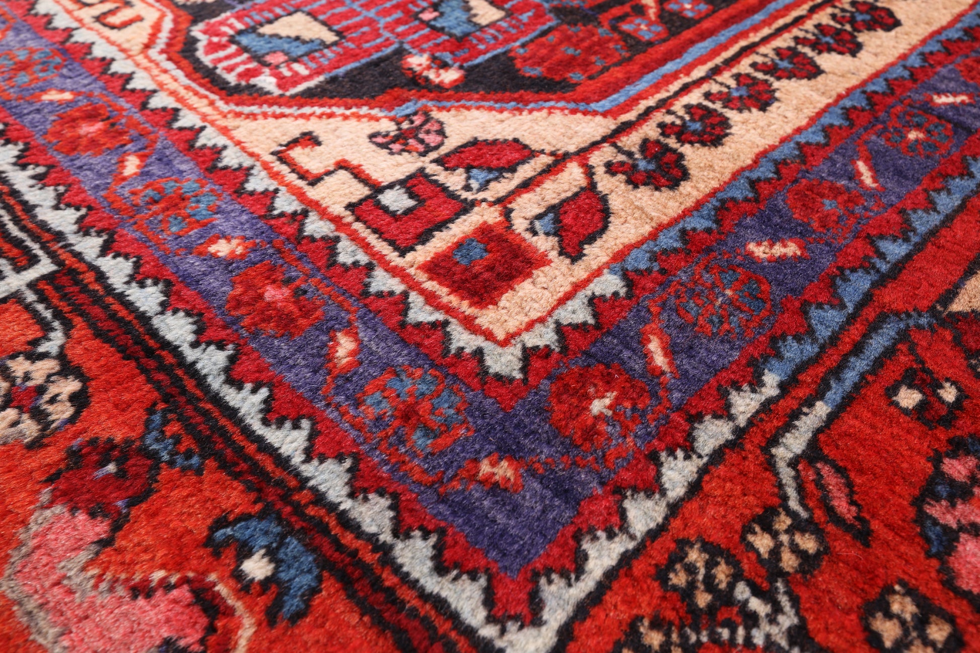 Black New Authentic Persian Nahavand Area Rug - 5' 2" X 9' 8" - Golden Nile