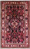 Black New Persian Nahavand Hand Knotted Area Rug - 5' 9" X 9' 0" - Golden Nile