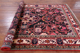 Black New Persian Nahavand Hand Knotted Area Rug - 5' 9" X 9' 0" - Golden Nile
