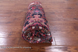 Black New Persian Nahavand Hand Knotted Area Rug - 5' 9" X 9' 0" - Golden Nile