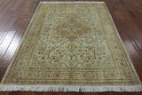 New 5 X 7 Authentic Persian Tabriz Area Rug - Golden Nile