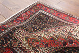 4' 2" X 4' 8" New Square Authentic Persian Senneh Area Rug - Golden Nile