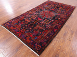 5' 4" X 10' 1" New Hand Knotted Authentic Persian Nahavand Area Rug - Golden Nile