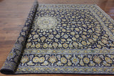 10 X 14 New Authentic Hand Knotted Persian Kashan Area Rug - Golden Nile