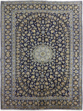 10 X 14 New Authentic Hand Knotted Persian Kashan Area Rug - Golden Nile