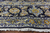 10 X 14 New Authentic Hand Knotted Persian Kashan Area Rug - Golden Nile