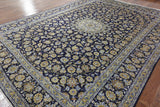 10 X 14 New Authentic Hand Knotted Persian Kashan Area Rug - Golden Nile