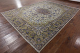 10 X 13 New Oriental Authentic Persian Kashan Area Rug - Golden Nile
