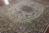 10 X 13 New Oriental Authentic Persian Kashan Area Rug - Golden Nile