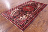 Black New Authentic Persian Handmade Nahavand Rug - 5' 3" X 9' 5" - Golden Nile