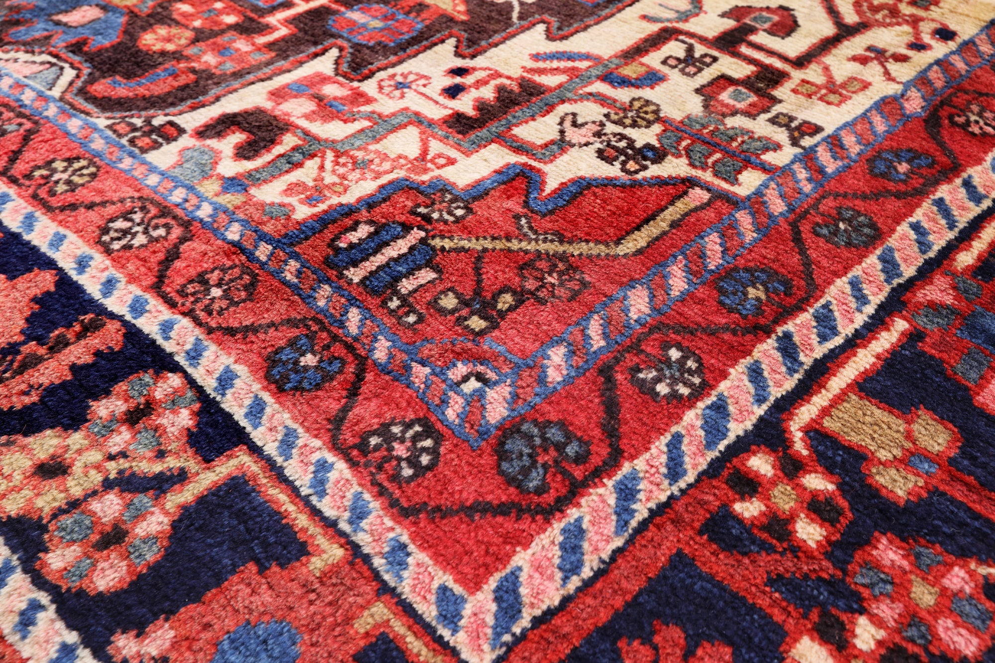 Black New Authentic Persian Handmade Nahavand Rug - 5' 3" X 9' 5" - Golden Nile