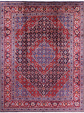 New Authentic Persian Tabriz Hand Knotted Area Rug - 9' 8" X 12' 10" - Golden Nile
