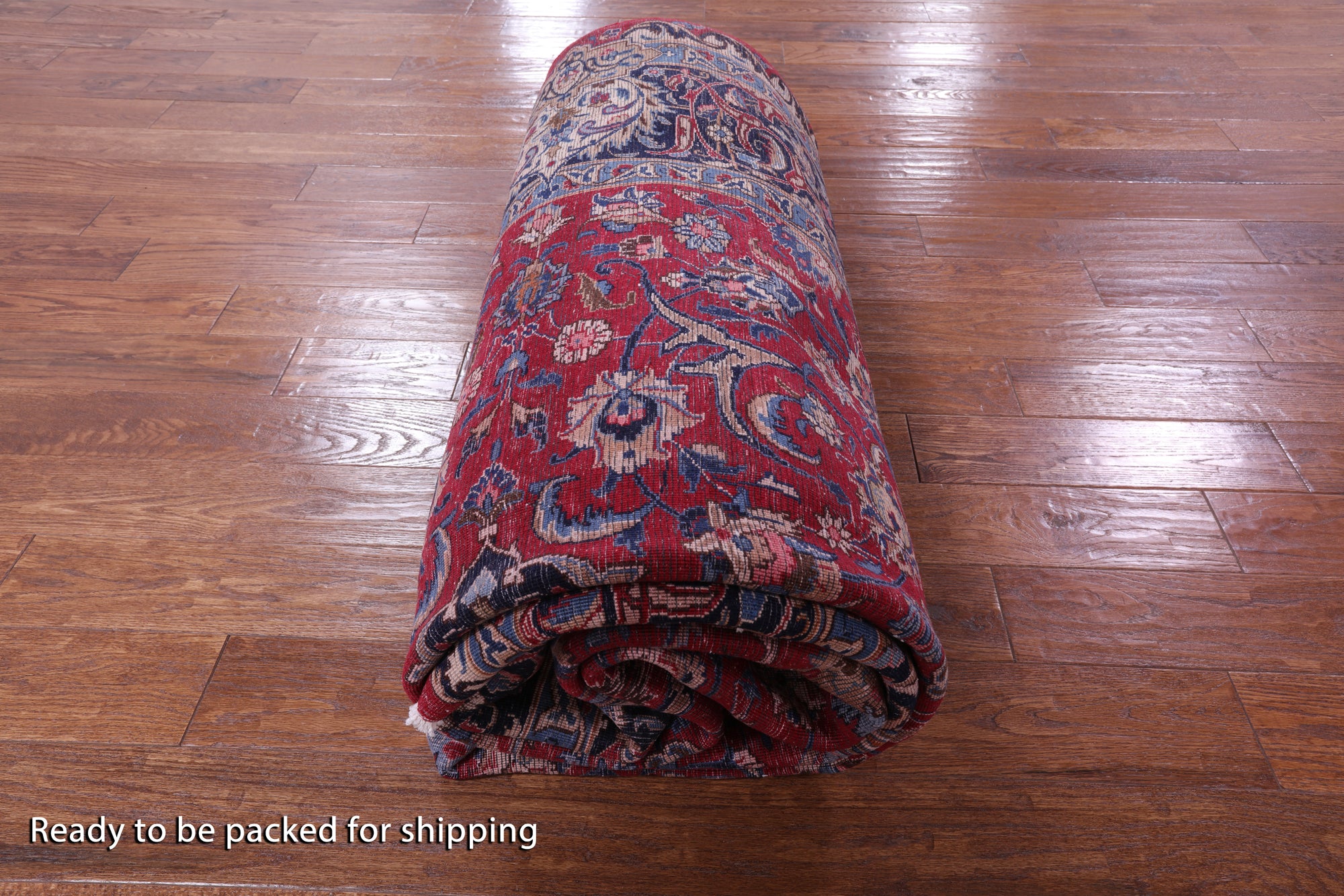 Red New Authentic Persian Kashmar Area Rug - 9' 7" X 13' 1" - Golden Nile