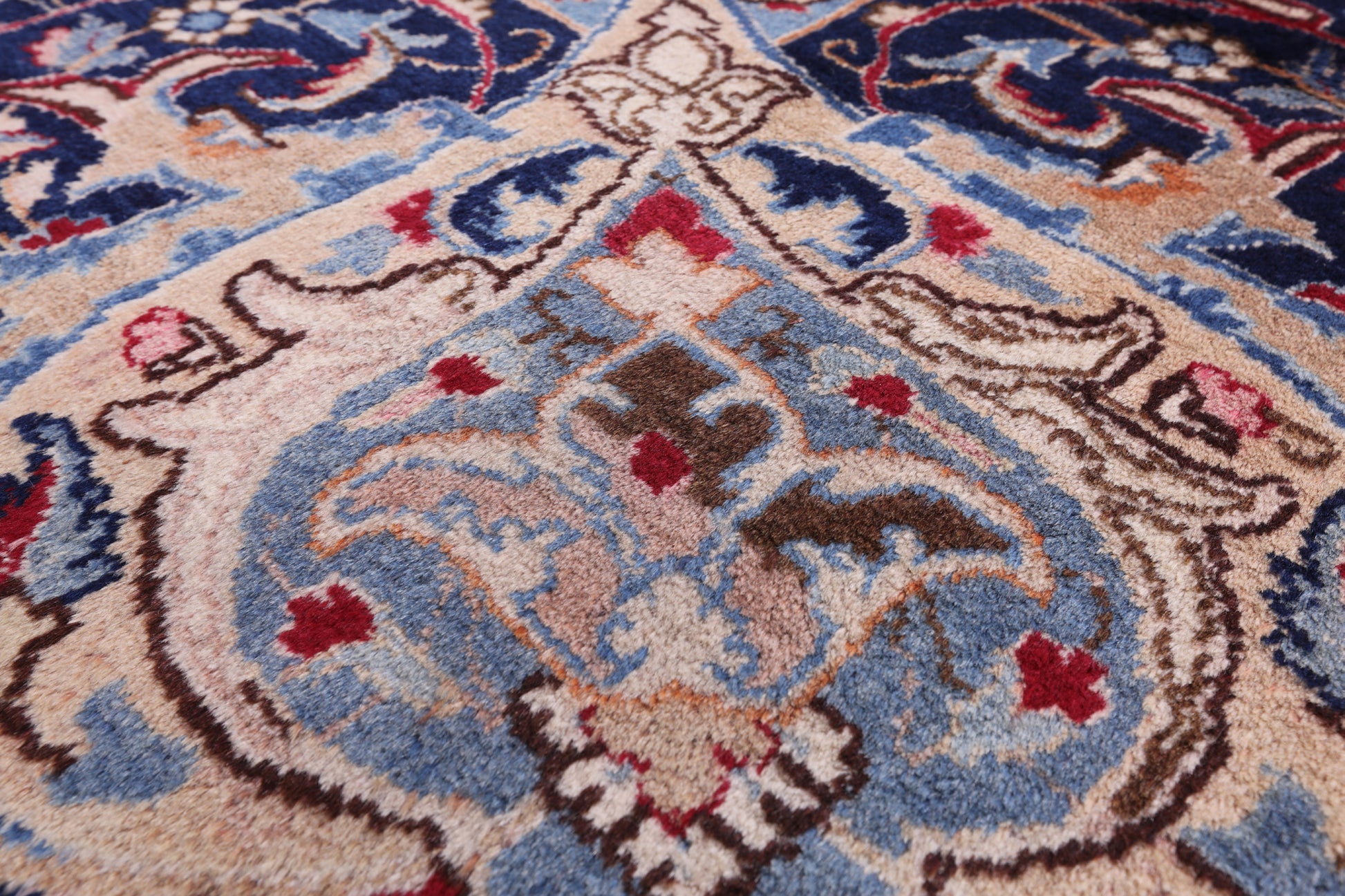 Red New Authentic Persian Kashmar Area Rug - 9' 7" X 13' 1" - Golden Nile