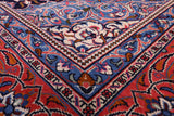 Blue New Authentic Persian Sarouk Wool Area Rug - 9' 7" X 13' 9" - Golden Nile