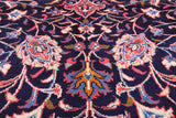 Blue New Authentic Persian Sarouk Wool Area Rug - 9' 7" X 13' 9" - Golden Nile