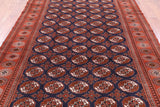 New Authentic Persian Turkmen Ersari Area Rug - 6' 9" X 10' 3" - Golden Nile