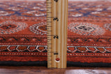 New Authentic Persian Turkmen Ersari Area Rug - 6' 9" X 10' 3" - Golden Nile