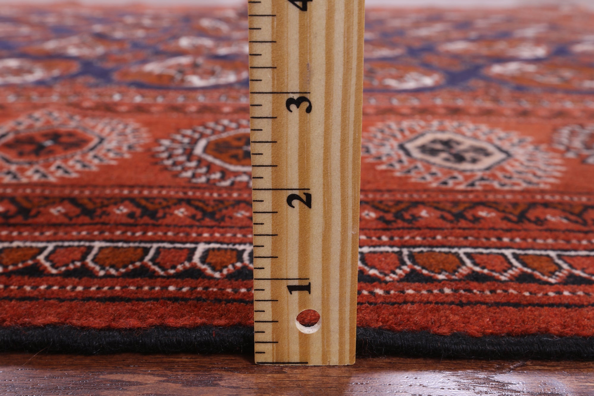 New Authentic Persian Turkmen Ersari Area Rug - 6' 9" X 10' 3" - Golden Nile