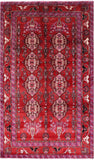 Red New Authentic Persian Ardabil Area Rug - 6' 4" X 10' 9" - Golden Nile