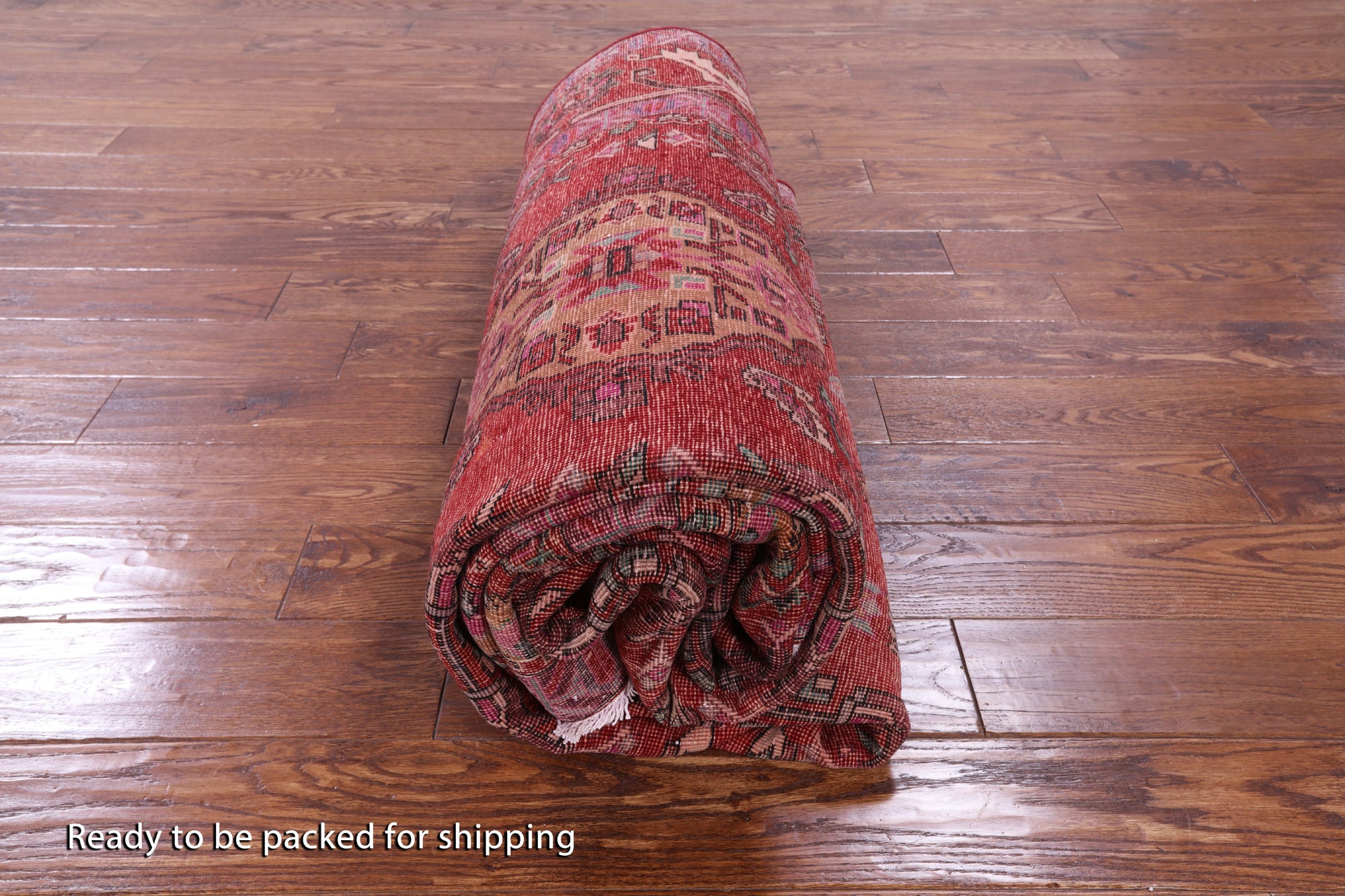 Red New Authentic Persian Ardabil Area Rug - 6' 4" X 10' 9" - Golden Nile