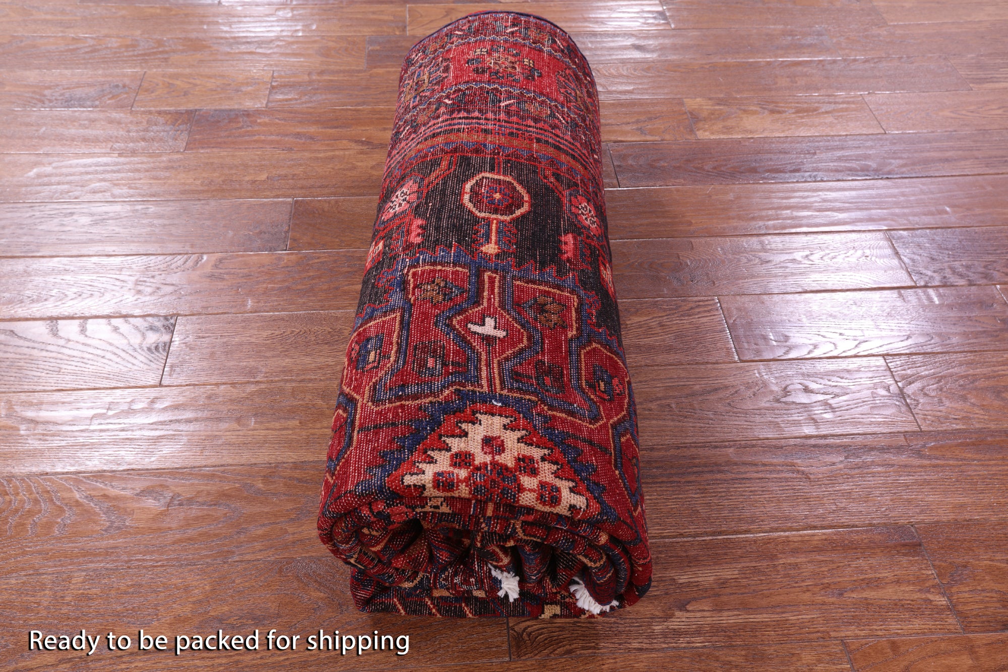Black New Handmade Persian Nahavand Wool Rug - 5' 6" X 10' 0" - Golden Nile