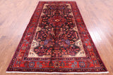 Black New Handmade Persian Nahavand Wool Rug - 5' 6" X 10' 0" - Golden Nile