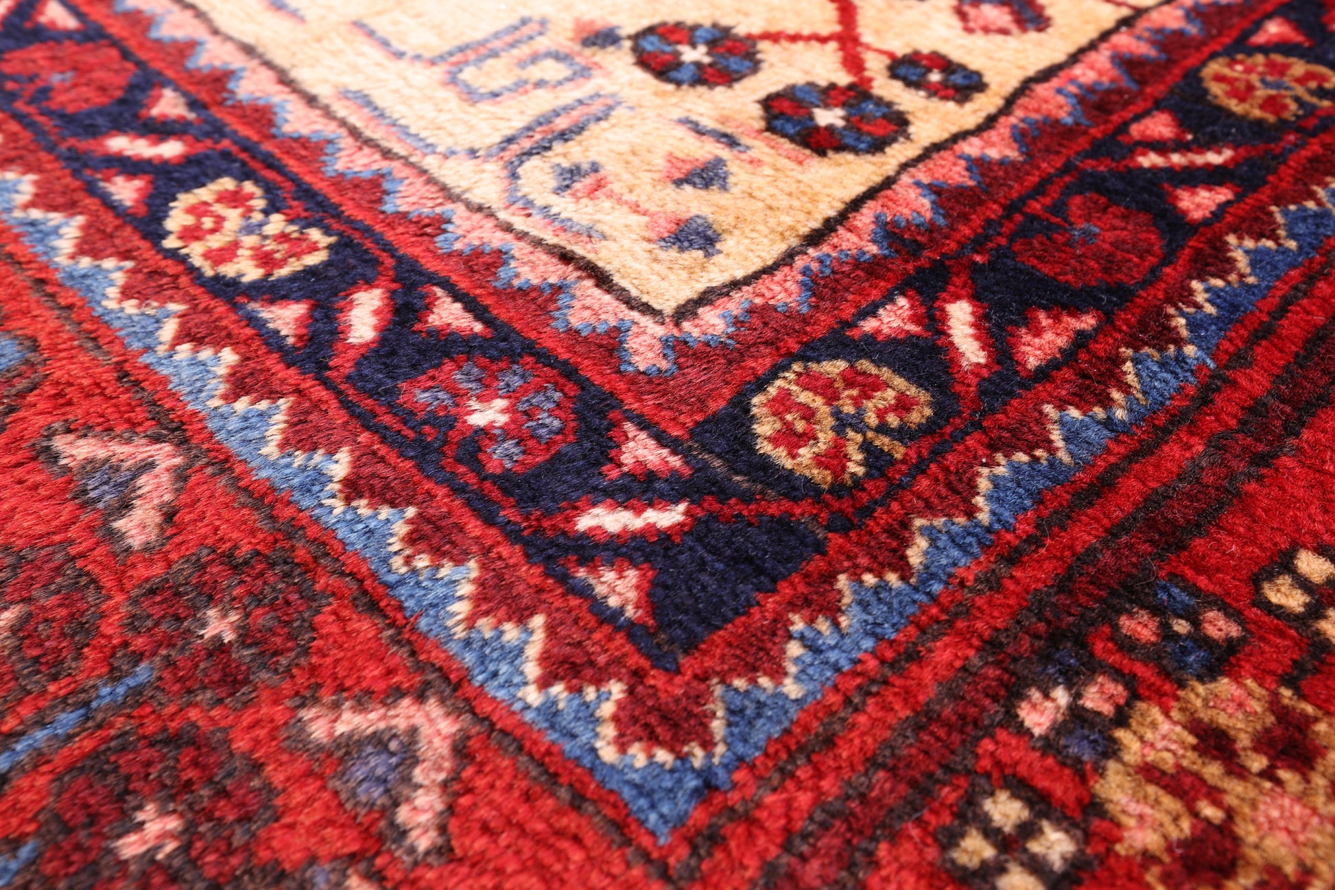 Black New Handmade Persian Nahavand Wool Rug - 5' 6" X 10' 0" - Golden Nile