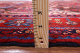 Black New Handmade Persian Nahavand Wool Rug - 5' 6" X 10' 0" - Golden Nile