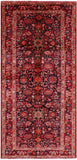 New Persian Mahal Hand Knotted Wool Rug - 5' 3" X 11' - Golden Nile
