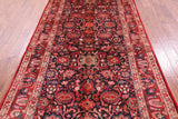 New Persian Mahal Hand Knotted Wool Rug - 5' 3" X 11' - Golden Nile