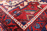 Black New Authentic Persian Nahavand Handmade Rug - 5' 1" X 11' - Golden Nile