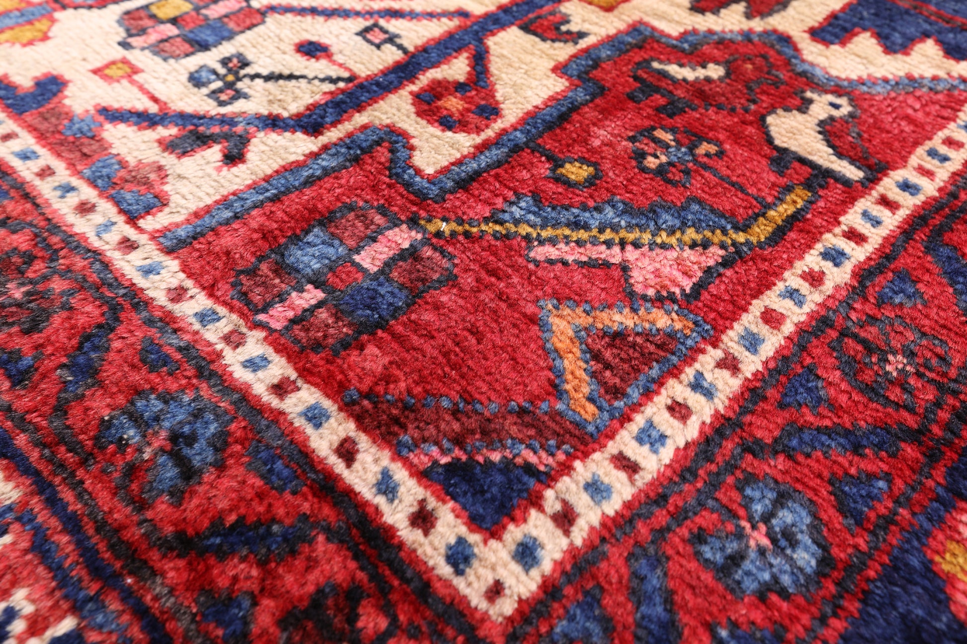 Black New Authentic Persian Nahavand Handmade Rug - 5' 1" X 11' - Golden Nile