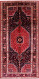 New Authentic Persian Nahavand Hand Knotted Wool Rug - 5' 8" X 11' 7" - Golden Nile