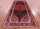New Authentic Persian Nahavand Hand Knotted Wool Rug - 5' 8" X 11' 7" - Golden Nile