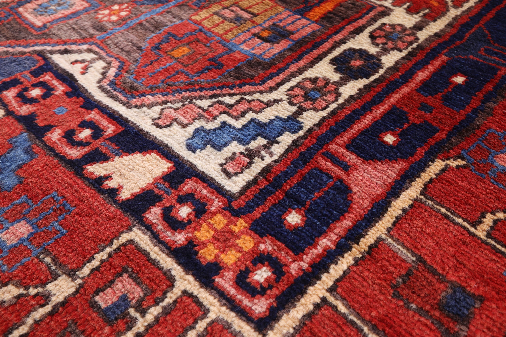 New Authentic Nahavand Persian Handmade Rug - 5' 1" X 10' 8" - Golden Nile