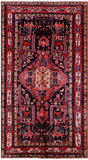 Black New Authentic Persian Nahavand Rug - 5' 2" X 9' 6" - Golden Nile