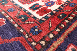 Black New Authentic Persian Nahavand Hand Knotted Rug - 5' 10" X 10' 6" - Golden Nile