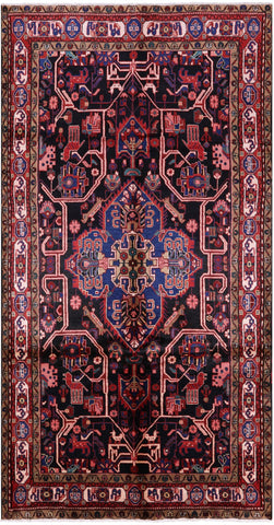 New Authentic Persian Nahavand Area Rug - 5' 6